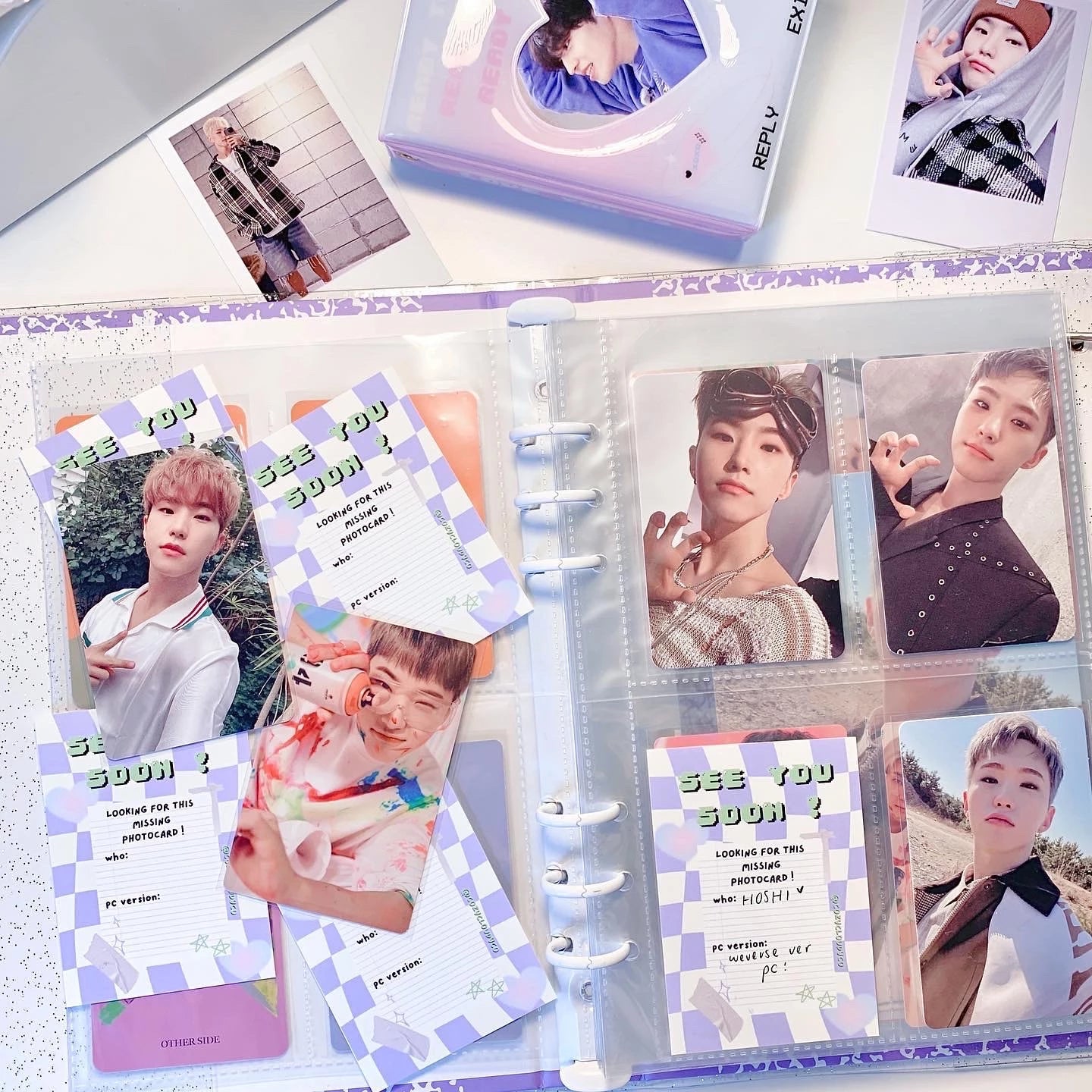 DIGITAL DOWNLOAD Photocard Binder Placeholders Stray Kids 