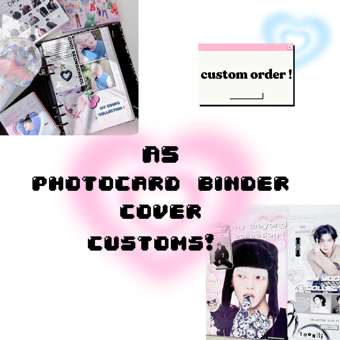 Custom A5 Photo Card Binder Cover Page – cozycloudyco