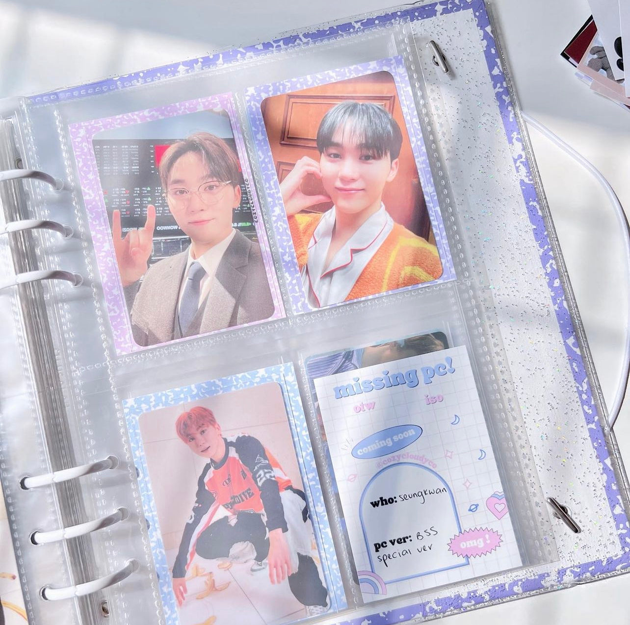 DIGITAL DOWNLOAD Photocard Binder Placeholders Stray Kids 