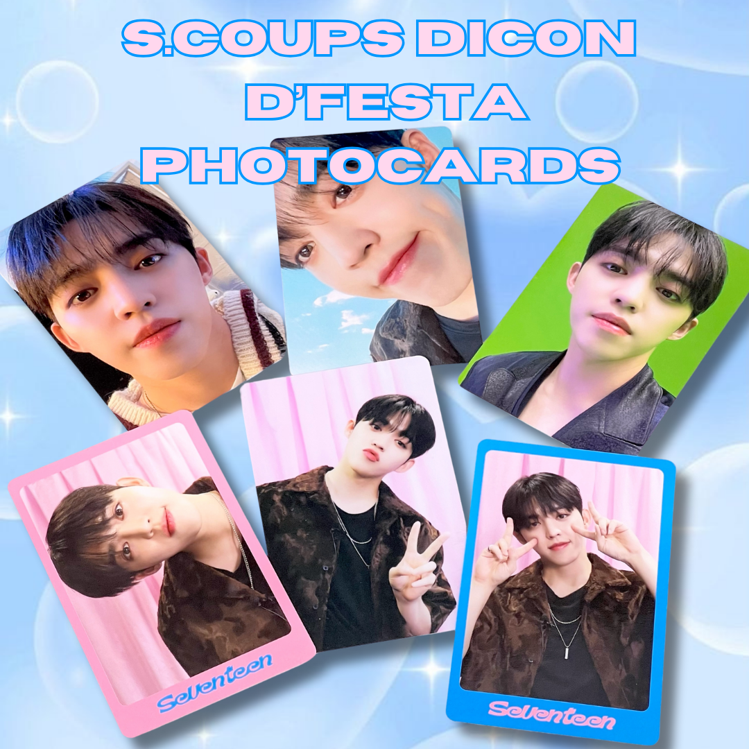 SEVENTEEN S.Coups Official Photocards shops