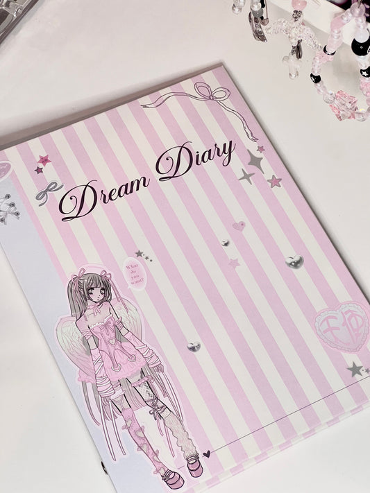 "Angel's Whisper" Decorated A5 Dream Diary