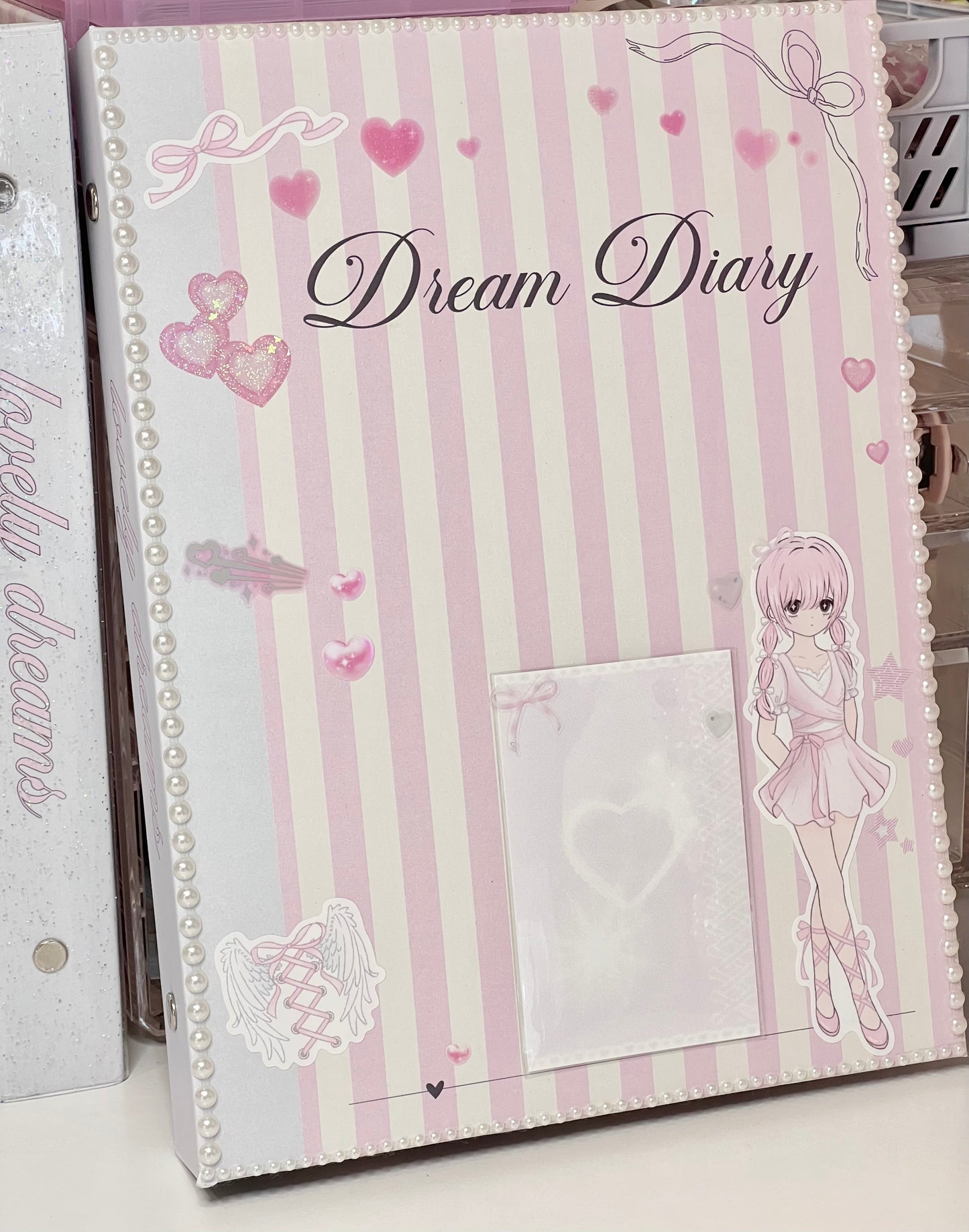 "Pearl Princess" Decorated A5 Dream Diary