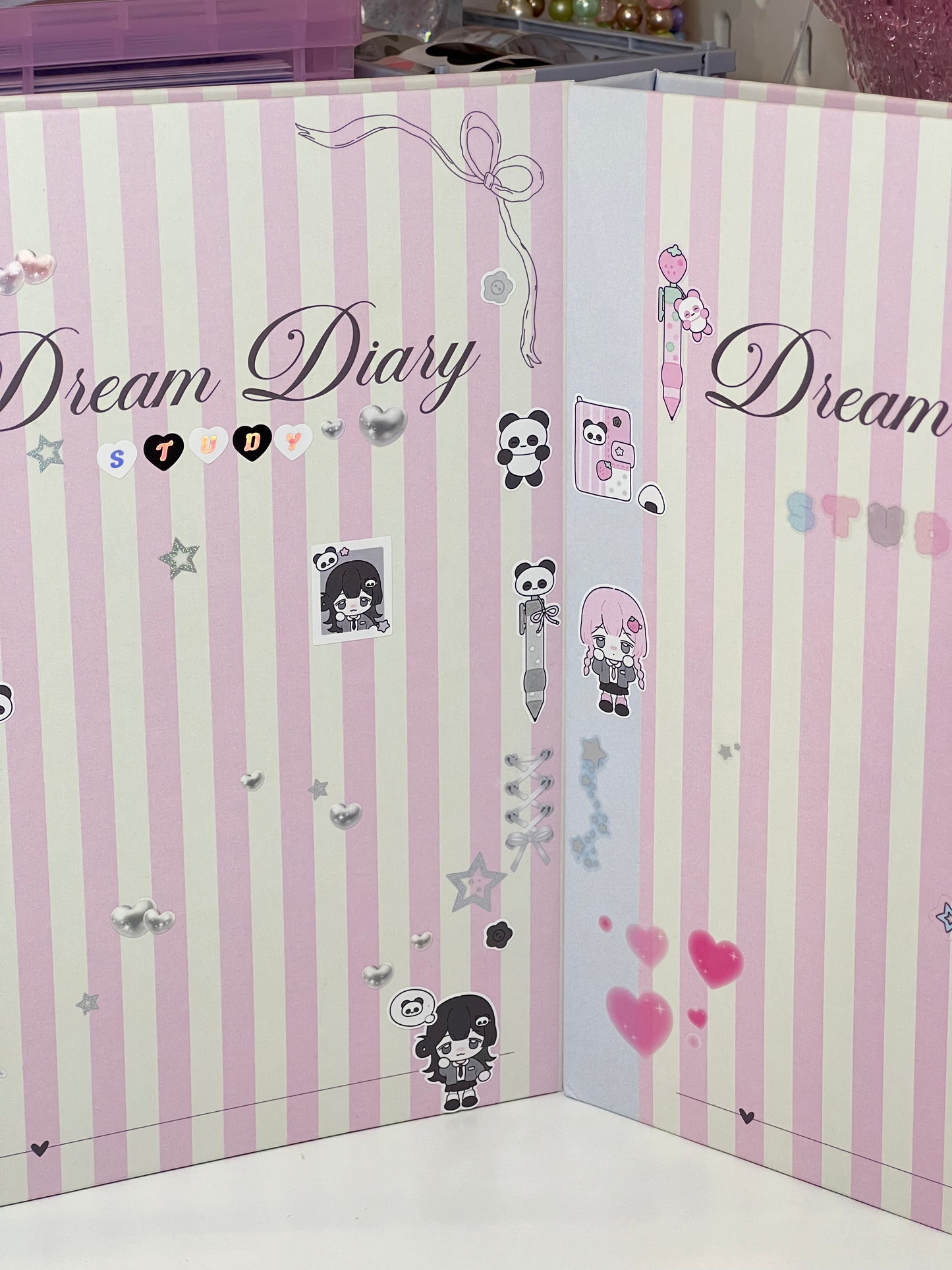 "Study Buddy" Decorated A5 Dream Diary Binder