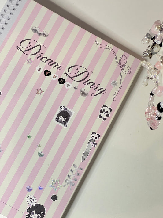 "Study Buddy" Decorated A5 Dream Diary Binder