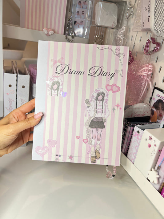 "Winter Kiss" Decorated A5 Dream Diary Binder