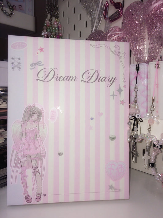 "Angel's Whisper" Decorated A5 Dream Diary
