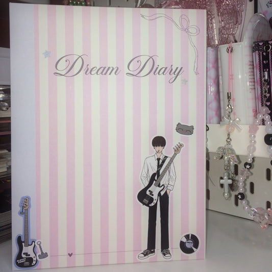 "My Melody Boy" Decorated A5 Dream Diary Binder