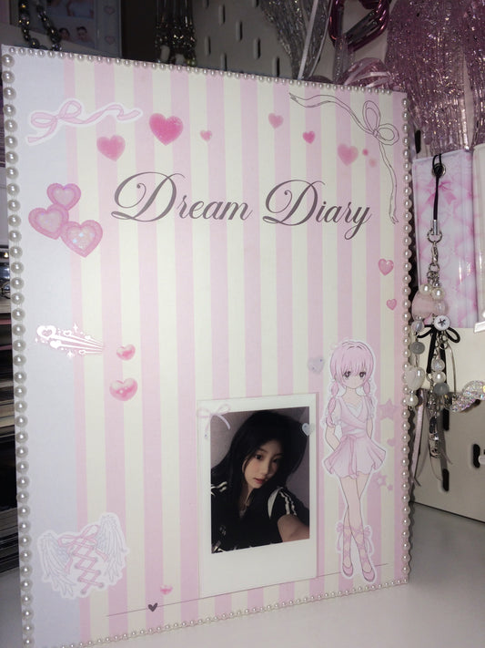 "Pearl Princess" Decorated A5 Dream Diary