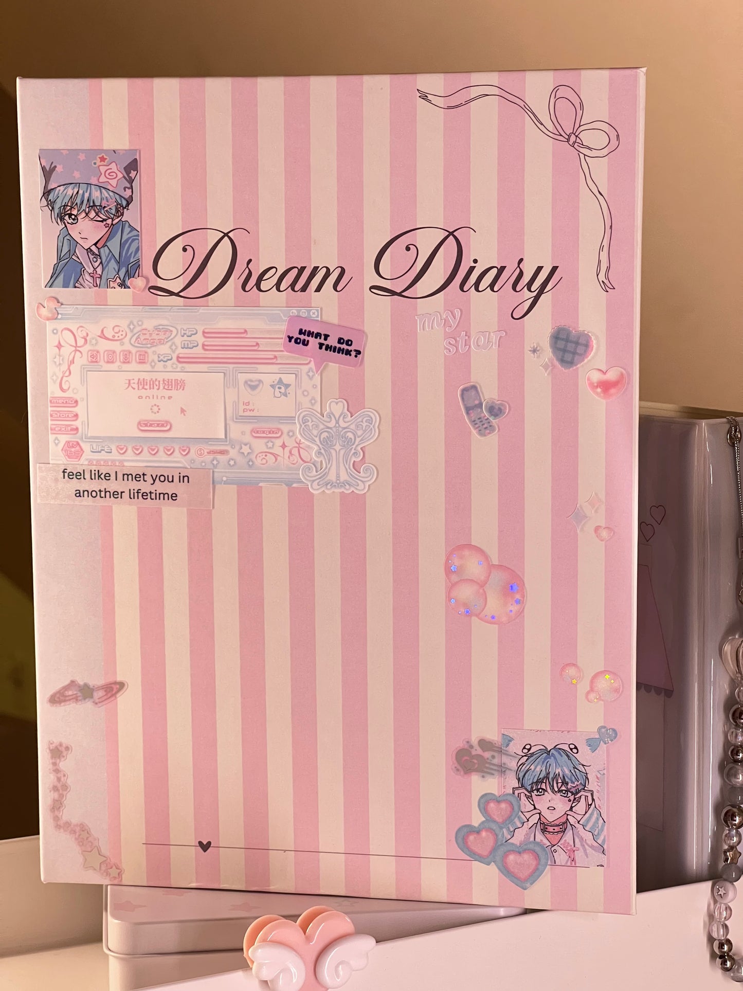 "Lifetime Star" Decorated A5 Dream Diary Binder