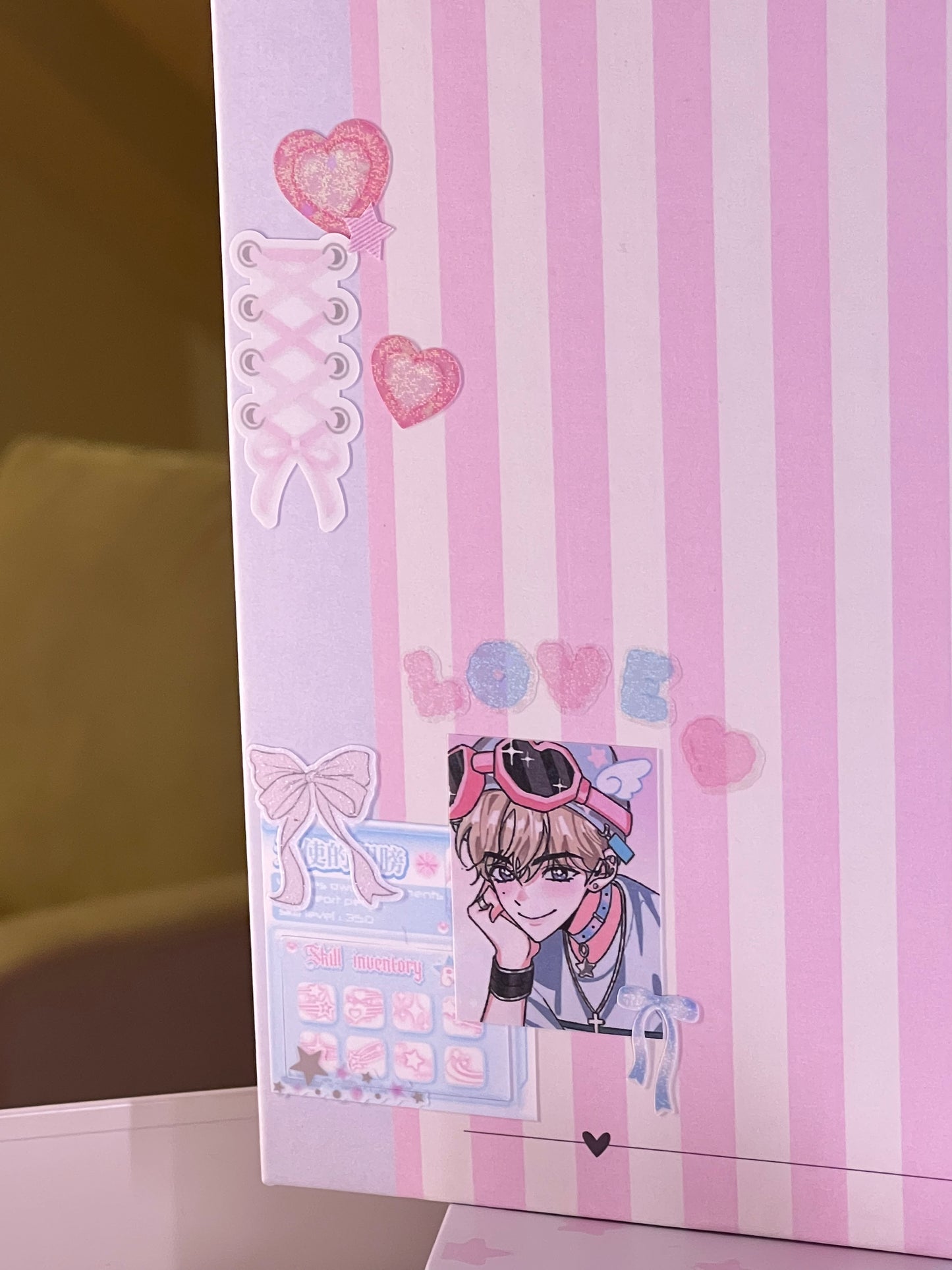 "love.zip" Decorated A5 Dream Diary Binder