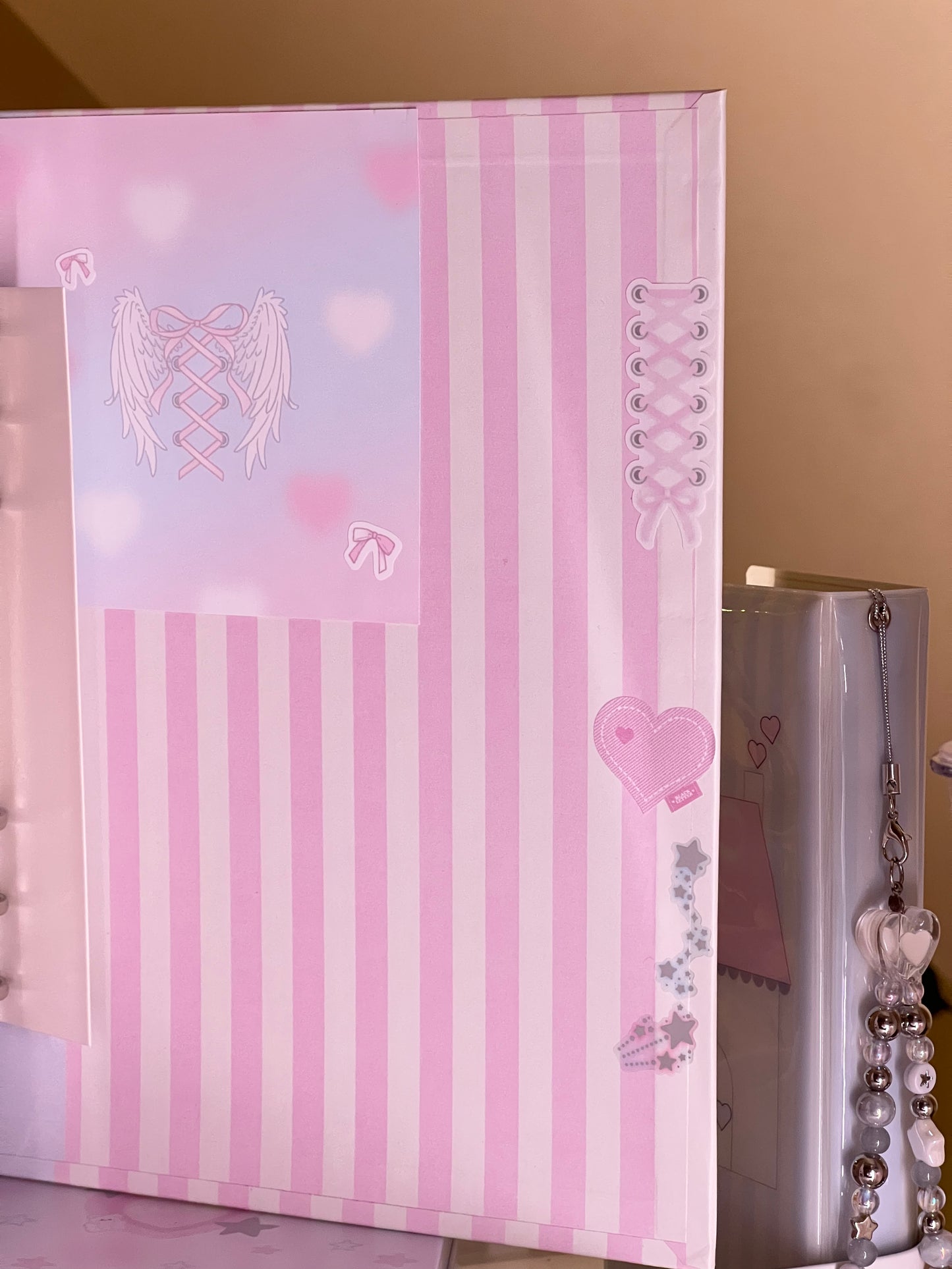 "love.zip" Decorated A5 Dream Diary Binder