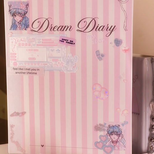 "Lifetime Star" Decorated A5 Dream Diary Binder
