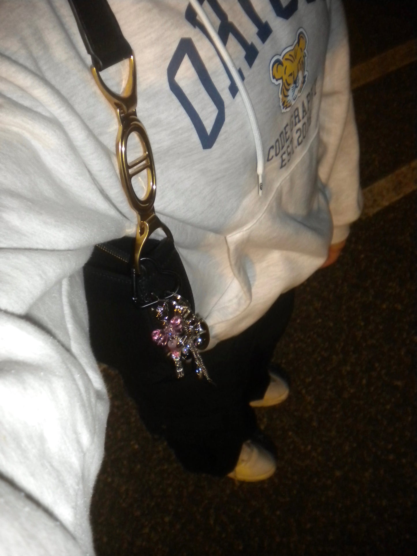 The "Pink Chrome" Bag Charm