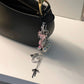 The "Pink Chrome" Bag Charm