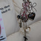 The "Pink Chrome" Bag Charm