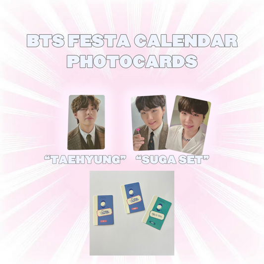 BTS Festa Calendar Photocards