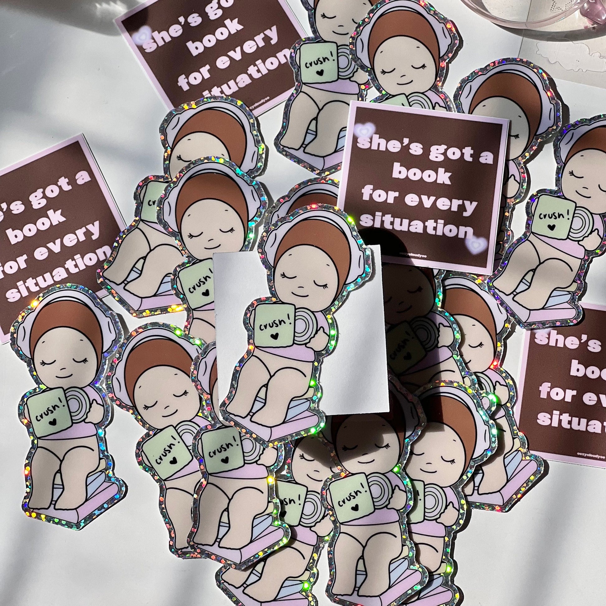 Sonny Angel Book Sticker Set - Kindle Sticker, Sonny Angel, Angel Sticker, Holographic Sticker, Harry Styles Sticker