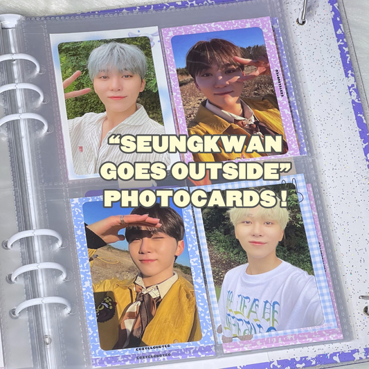 'SEUNGKWAN GOES OUTSIDE' OFFICIAL PHOTOCARDS