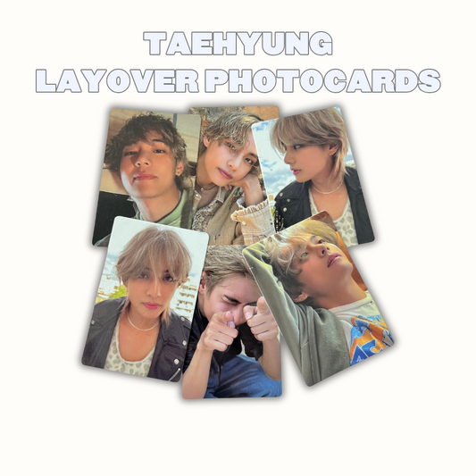 BTS V Layover Photocards
