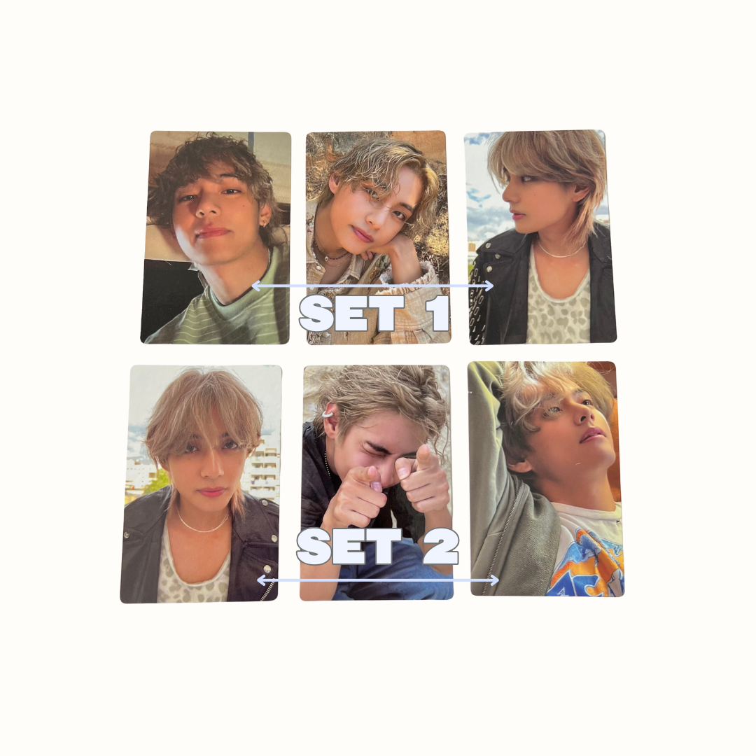 BTS V Layover Photocards