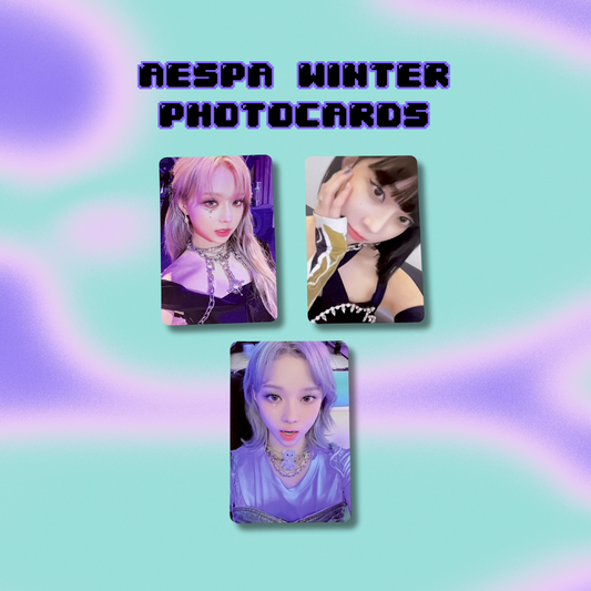 AESPA WINTER OFFICIAL PHOTOCARDS