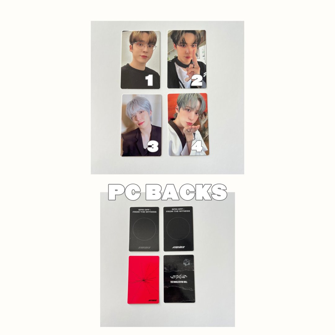 Ateez Yunho Photocards